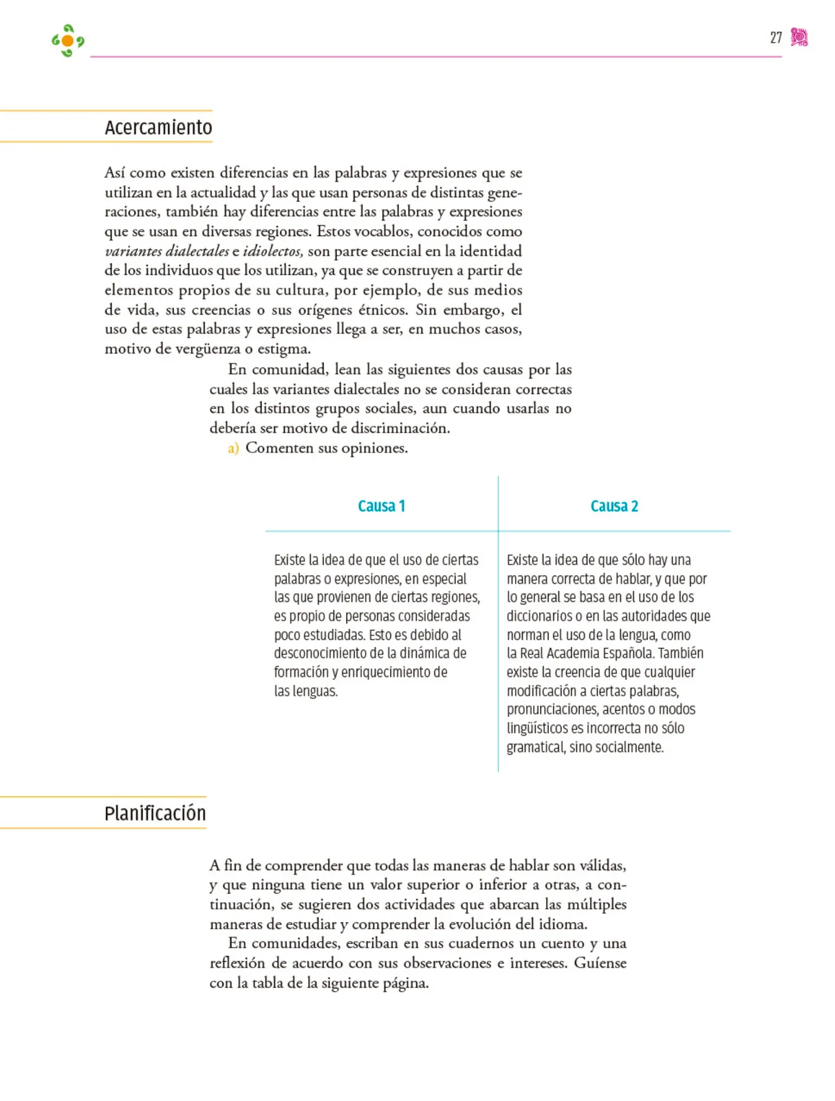 Miniatura página 28 de Colección Sk´asolil. Nuestro libro de proyectos.   Libro de Educación Secundaria Grado 2°  Ciclo Escolar 2025 - 2026