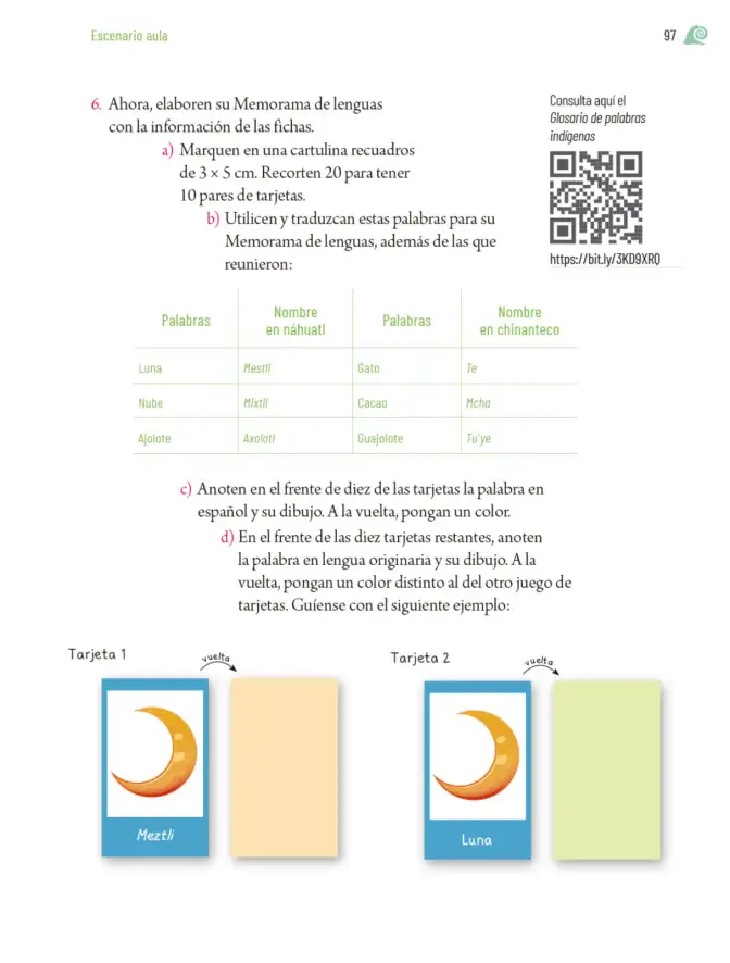 Página 100 de Proyectos de Aula. Libro de Educación Primaria Grado 5° Ciclo Escolar 2025 - 2026