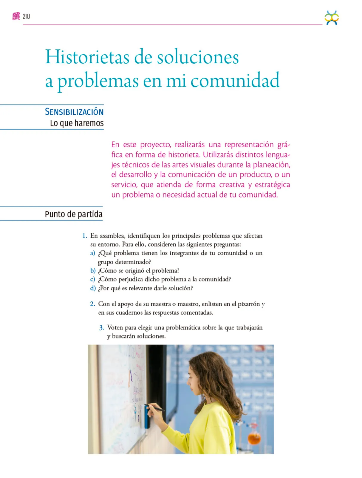Miniatura página 211 de Colección Nanahuatzin. Nuestro libro de proyectos.   Libro de Educación Secundaria Grado 3°  Ciclo Escolar 2025 - 2026