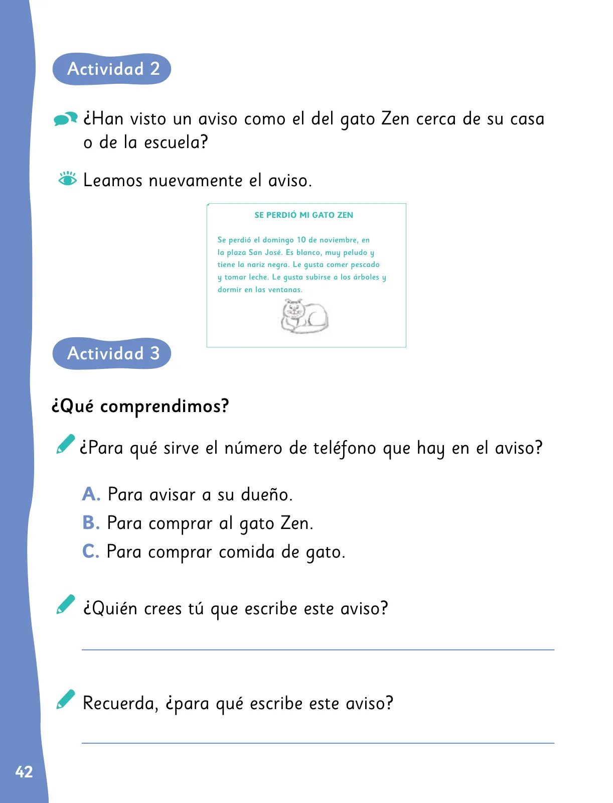 Página 45 de Lenguaje y Comunicación – Primero Básico | Texto del Estudiante MINEDUC – Descargar PDF · 2024