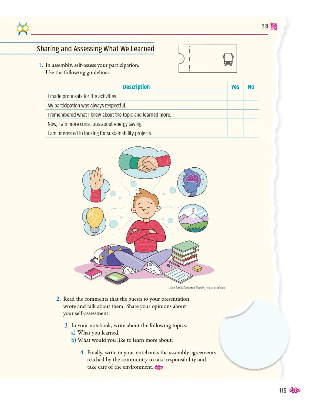 Miniatura página 116 de Uérakua anapu uantakua. Projects and Readings.  Libro de Educación Secundaria Grado 3°  Ciclo Escolar 2025 - 2026