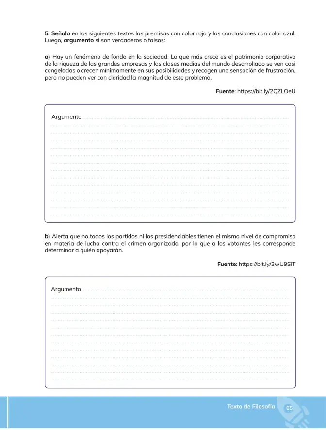 Página 66 de Filosofia 2° · Bgu 2 Filosofia 2024 · 2024