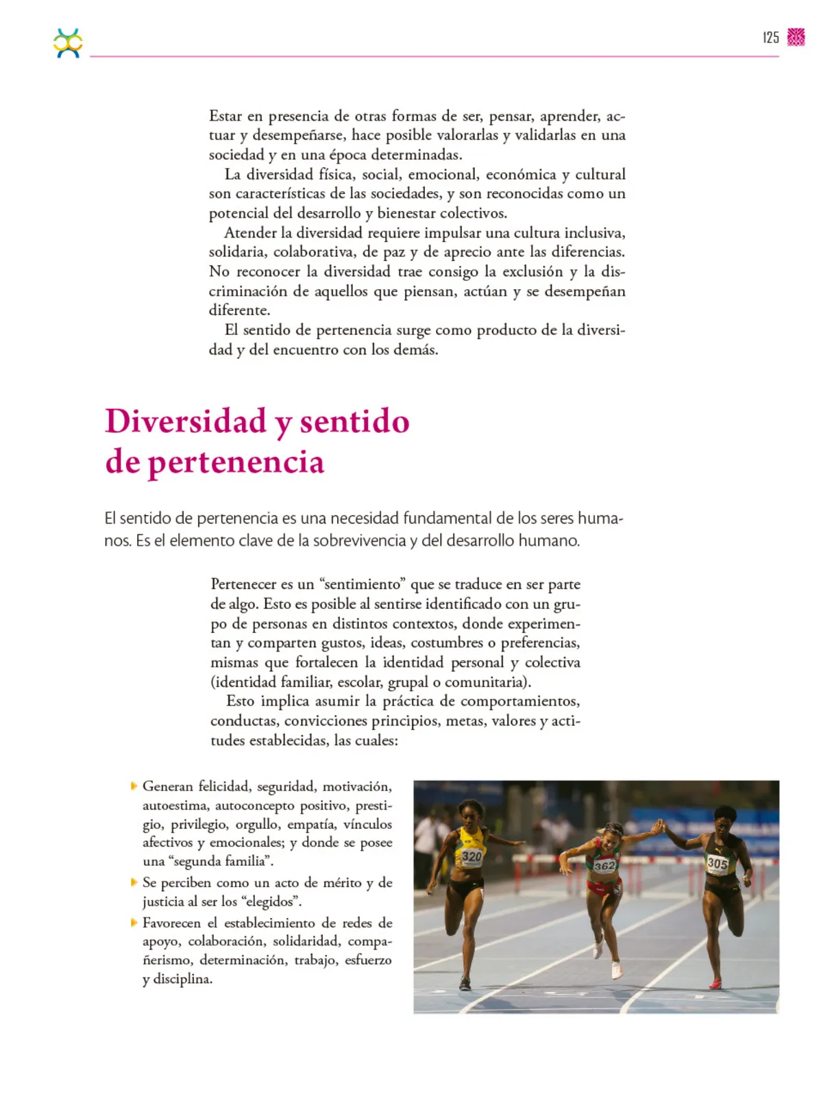 Miniatura página 126 de Colección Ximhai. De lo humano y lo comunitario.   Libro de Educación Secundaria Grado 1°  Ciclo Escolar 2025 - 2026