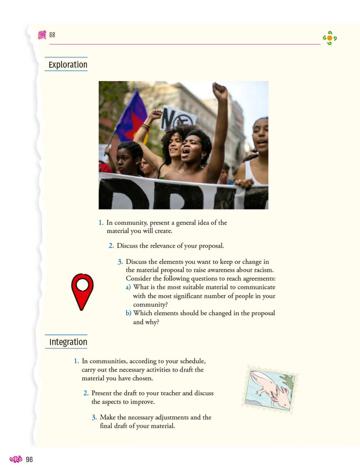 Miniatura página 97 de Uérakua anapu uantakua. Projects and Readings.  Libro de Educación Secundaria Grado 3°  Ciclo Escolar 2025 - 2026