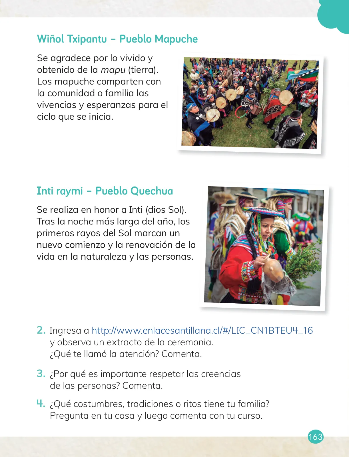 Página 165 de Ciencias Naturales – Primero Básico | Texto del Estudiante (MINEDUC) – Descargar PDF · 2024