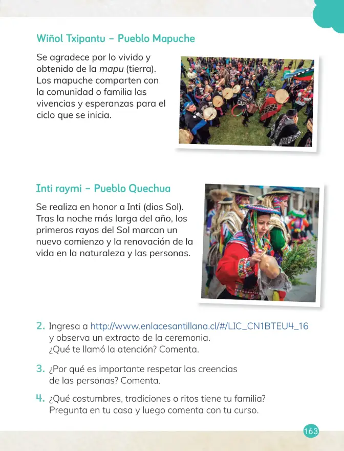 Página 165 de Ciencias Naturales – Primero Básico | Texto del Estudiante (MINEDUC) – Descargar PDF · 2024