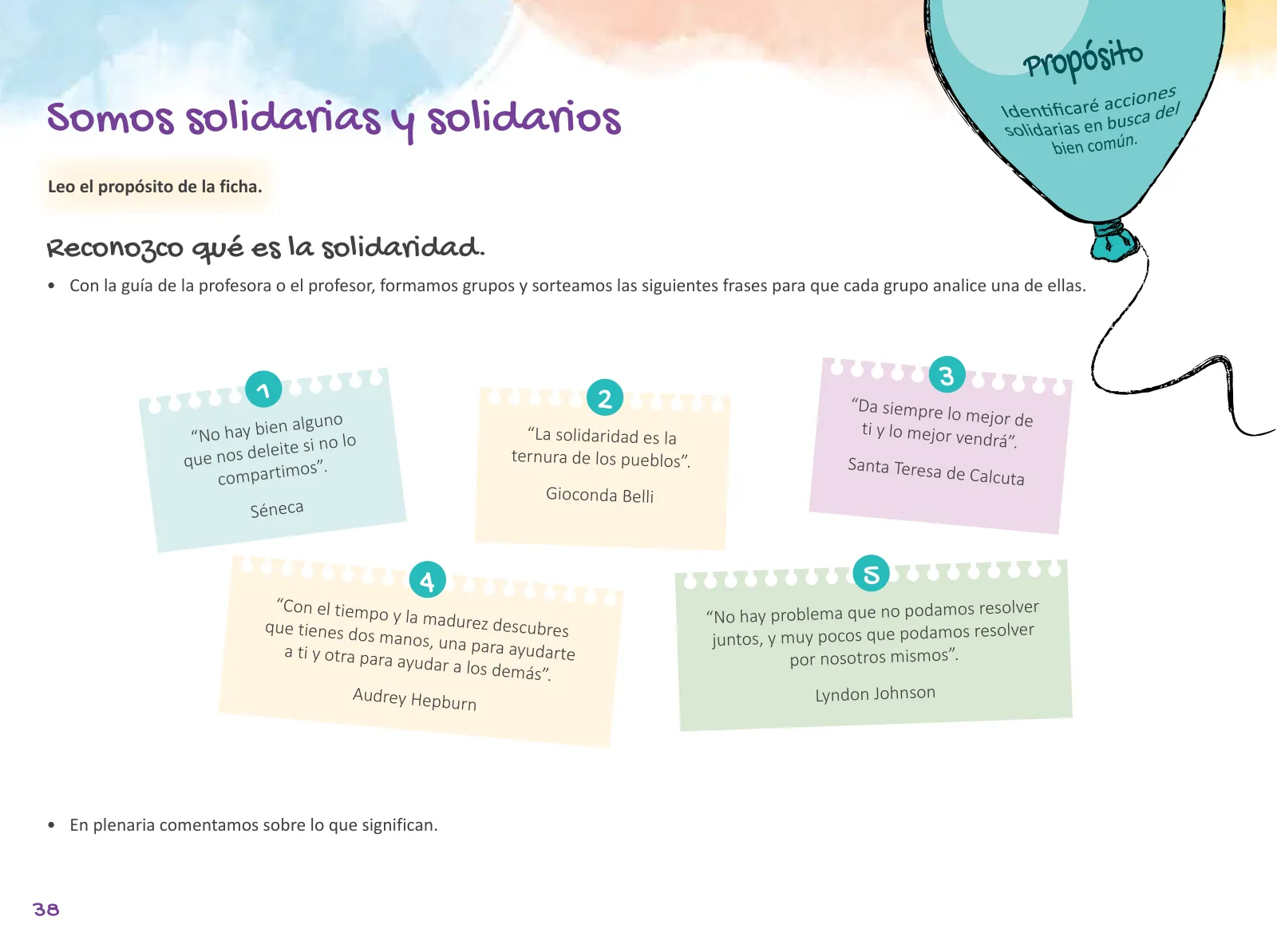 Página 40 de Cuadernillo de Tutoría 6 : sexto grado de Educación Primaria · 2021