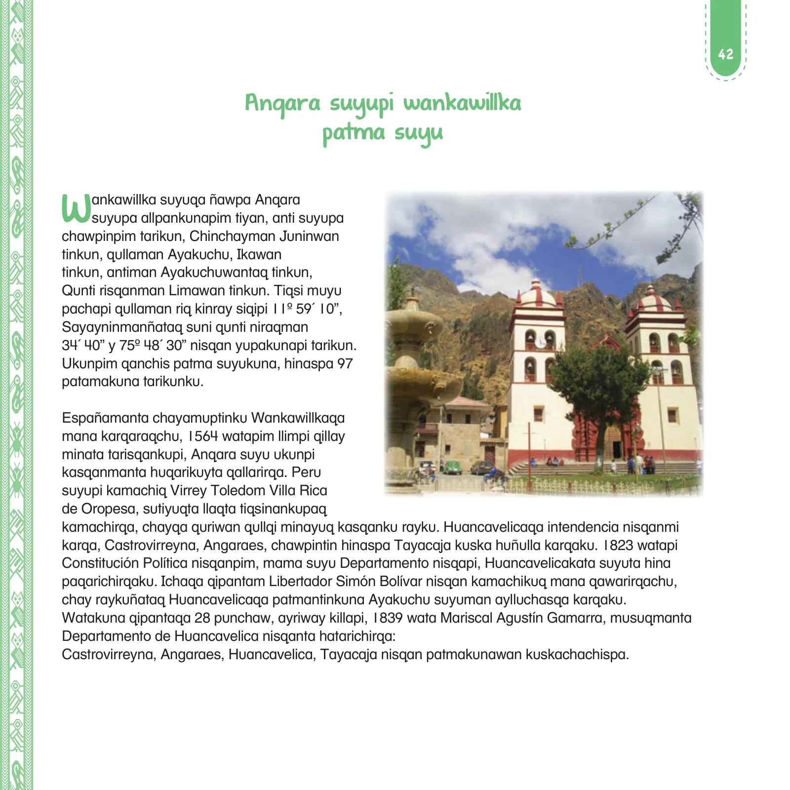 Página 44 de Anqarakunapa kawsakuyninmanta. Literatura 2 - 4° Primaria - Quechua chanka · 2023