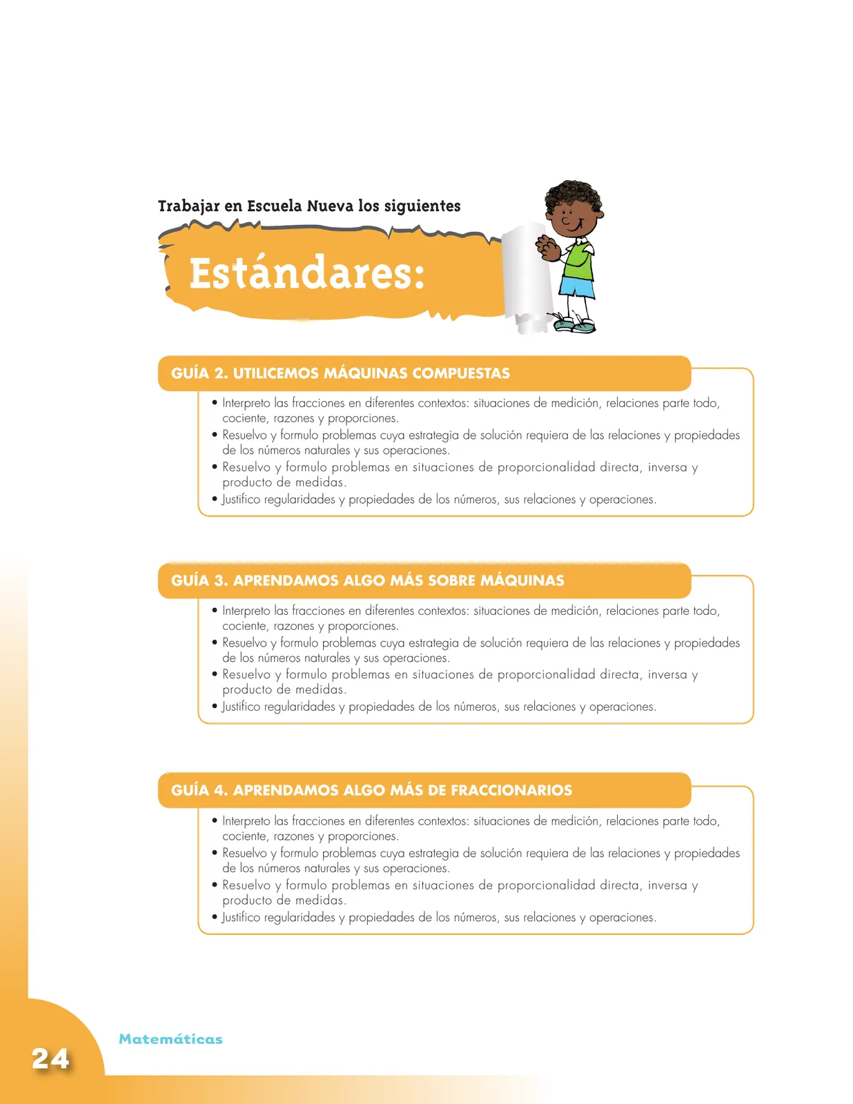 Miniatura página 24 de Matematica 5° · Cartilla 01