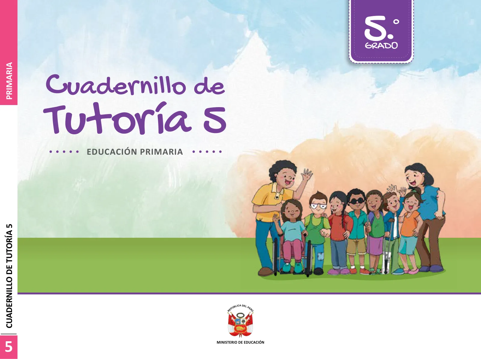 Página 1 de Cuadernillo de Tutoría 5 : quinto grado de Educación Primaria · 2021