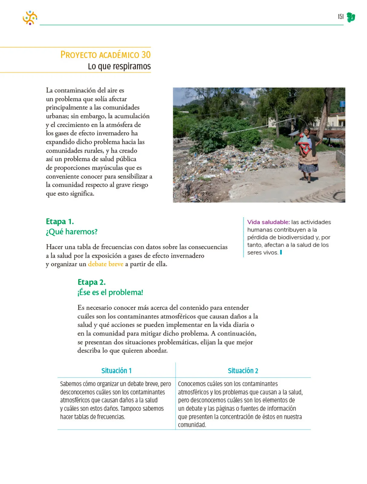 Miniatura página 152 de Colección Sk´asolil. Nuestro libro de Proyectos.  Tomo II.  Libro de Educación Telesecundaria Grado 2°  Ciclo Escolar 2025 - 2026