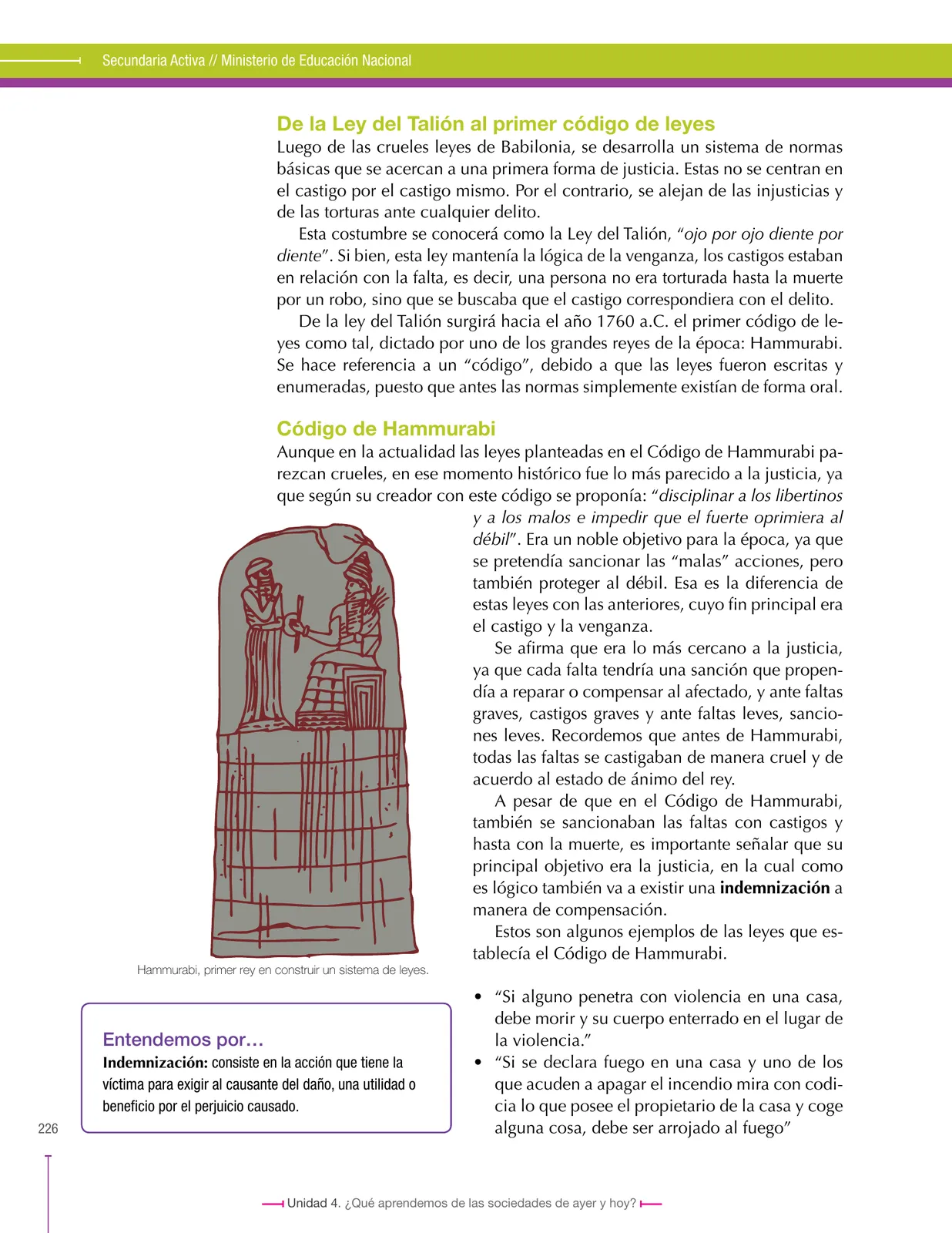Página 226 de Ciencias Sociales 6° · Secundaria Activa