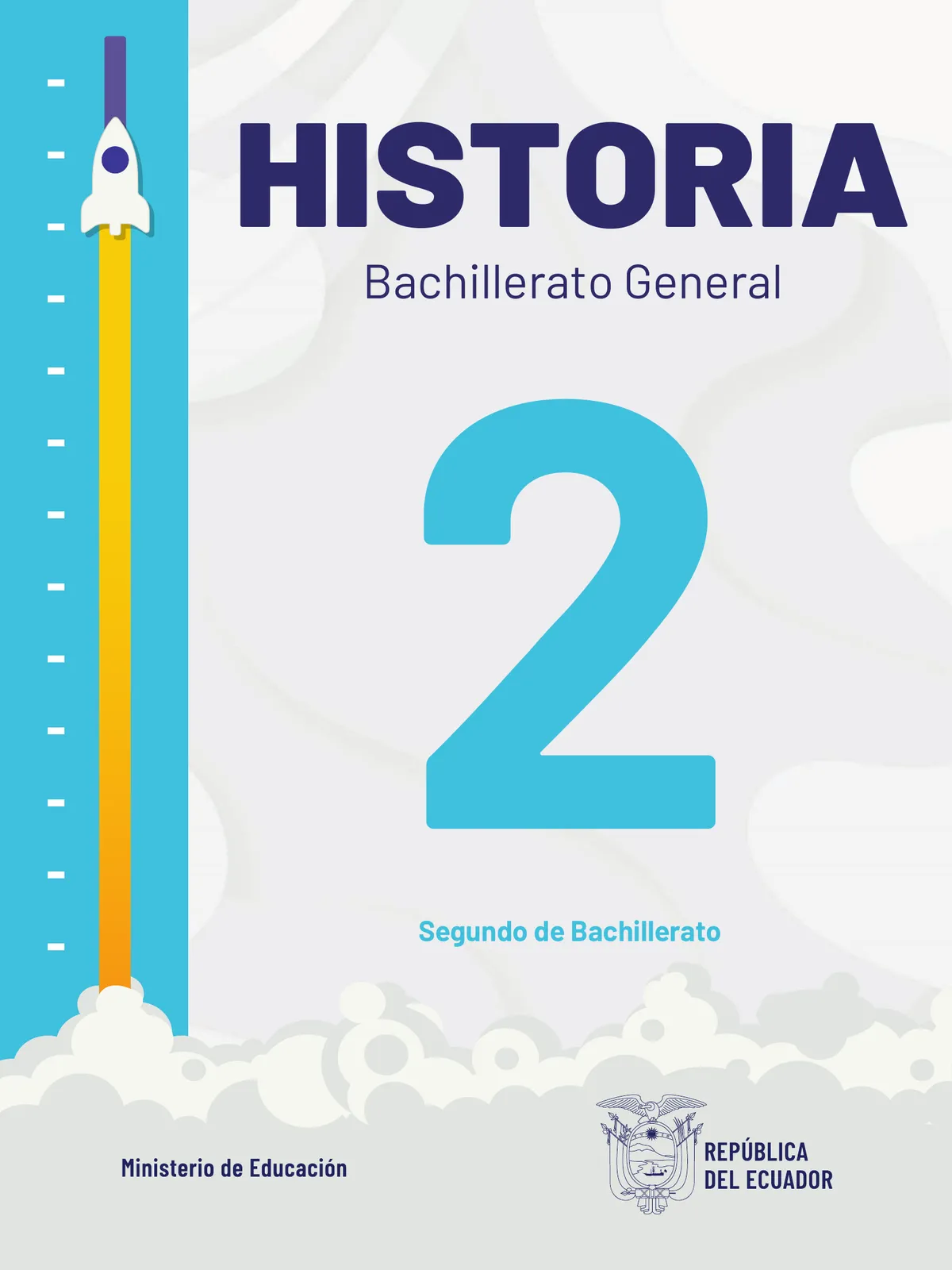 Portada de Historia · 2do BGU · 2024