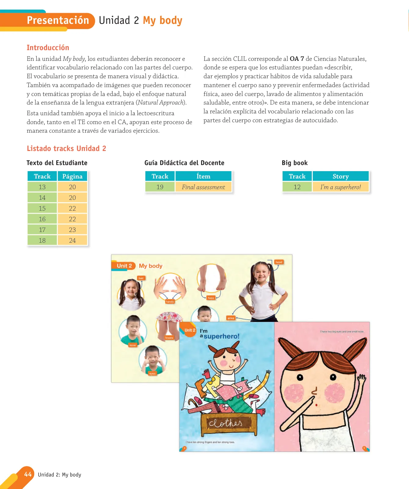 Miniatura página 46 de Inglés – Primero Básico | Student’s Book MINEDUC – Descargar PDF · 2024