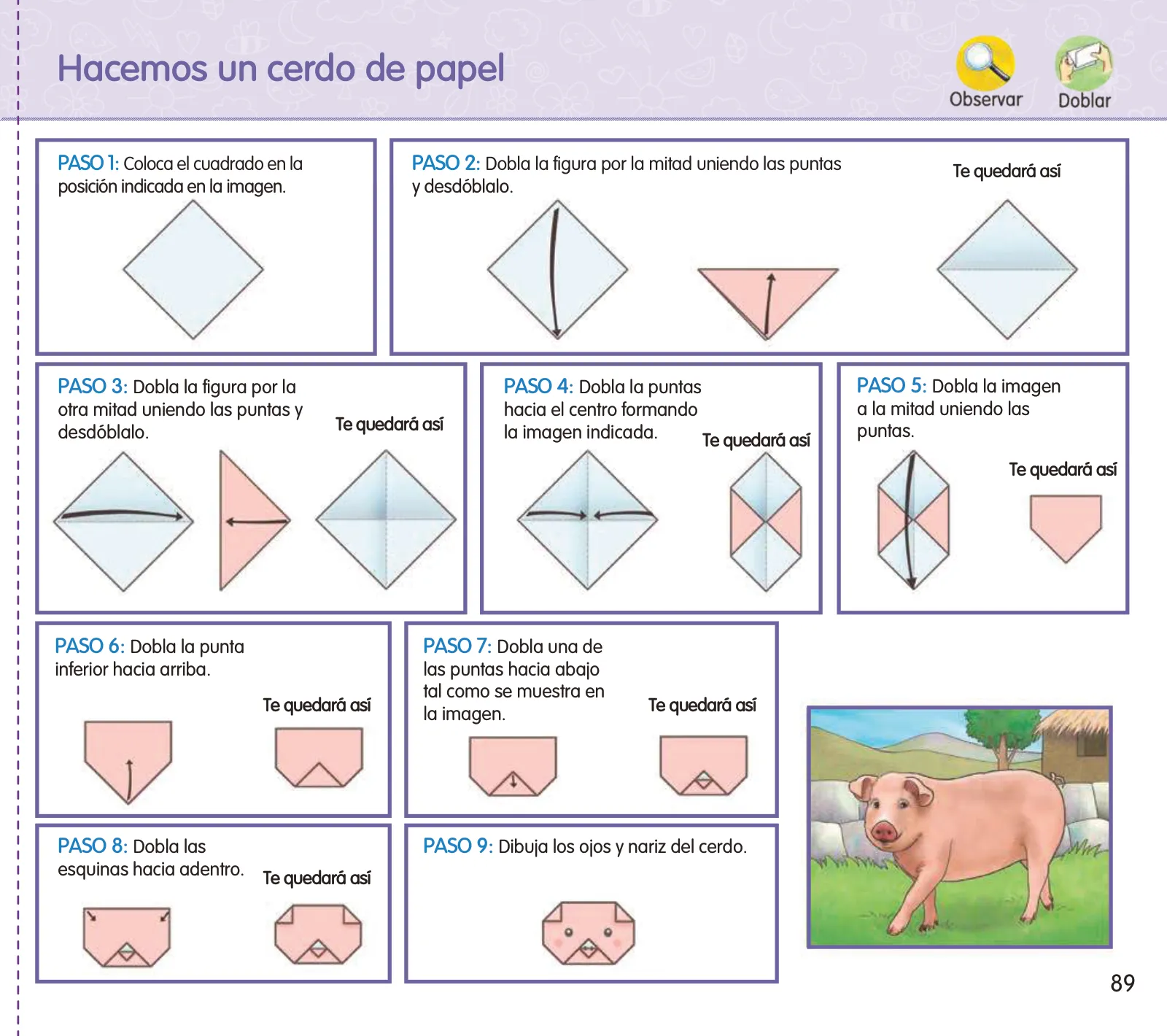 Página 91 de Crea, resuelve y aprende. Material impreso para niñas y niños de 5 años · 2024