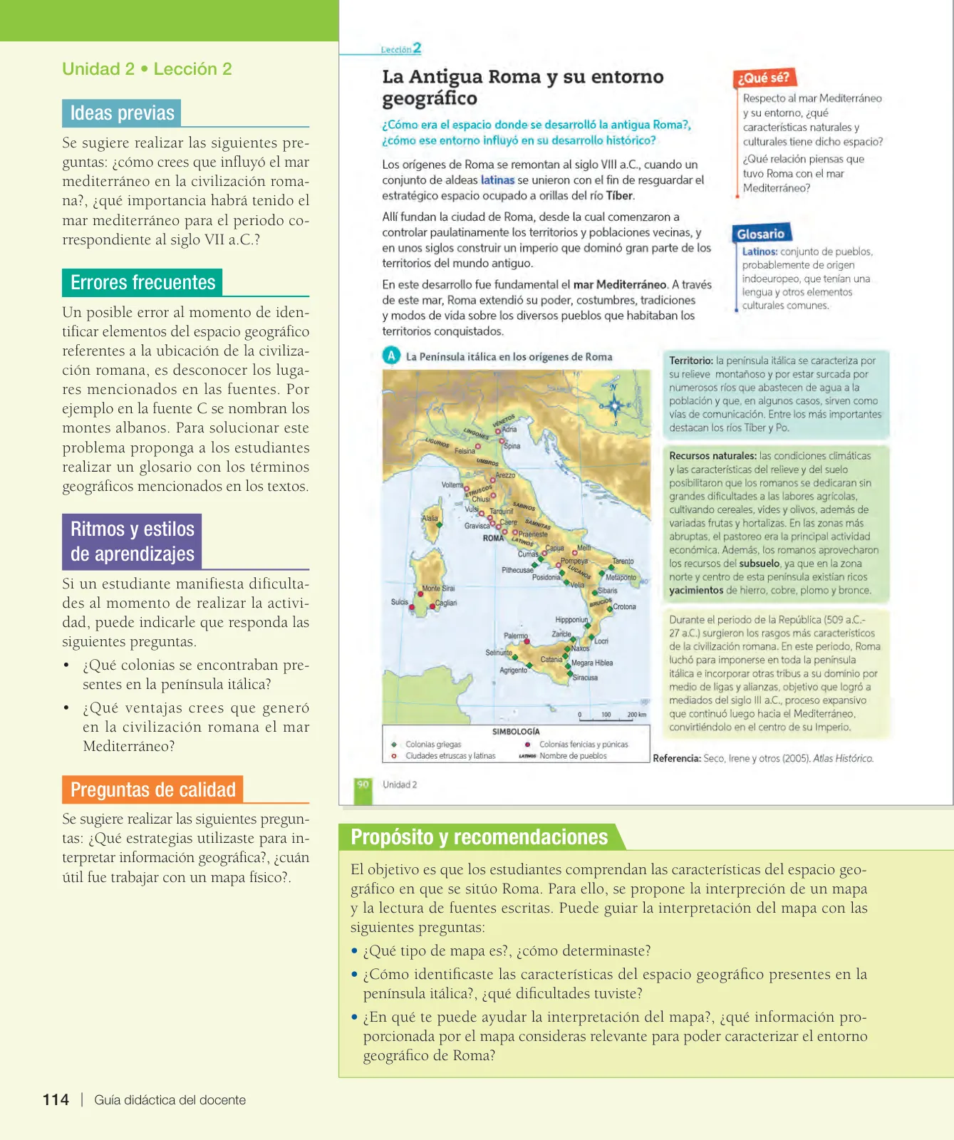 Página 115 de Historia, Geografía y Ciencias Sociales – Séptimo Básico | Texto del Estudiante MINEDUC – Descargar PDF · 2024
