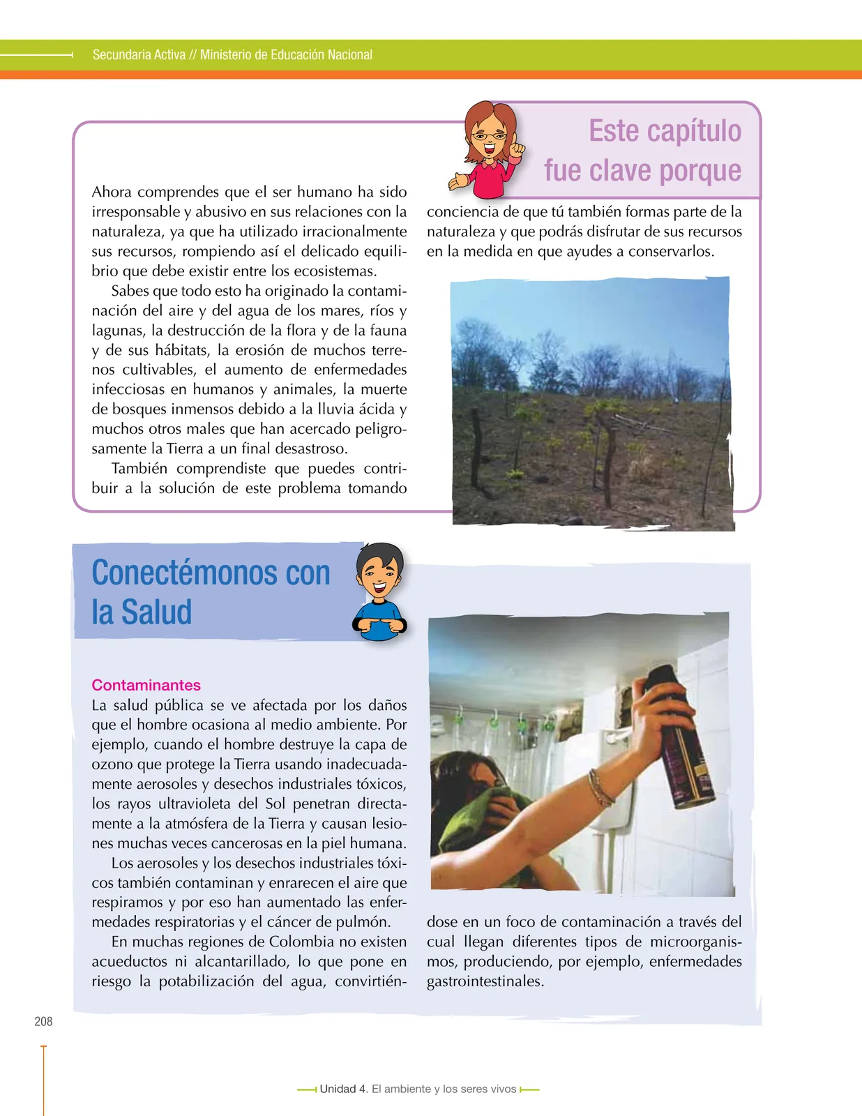 Página 212 de Ciencias Naturales 6° · Secundaria Activa