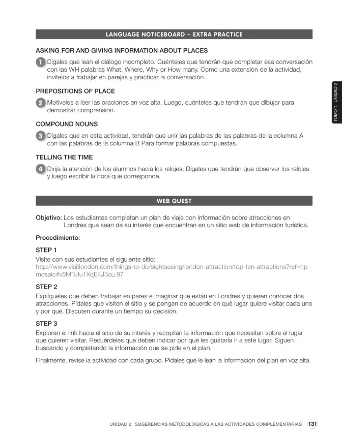 Página 175 de Inglés – Sexto Básico | Student’s Book MINEDUC – Descargar PDF · 2024