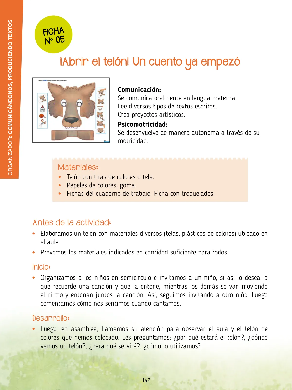 Miniatura página 144 de Agenda pedagógica 2017-2018 para docentes de II Ciclo de Instituciones de nivel de Educación Inicial · 2017