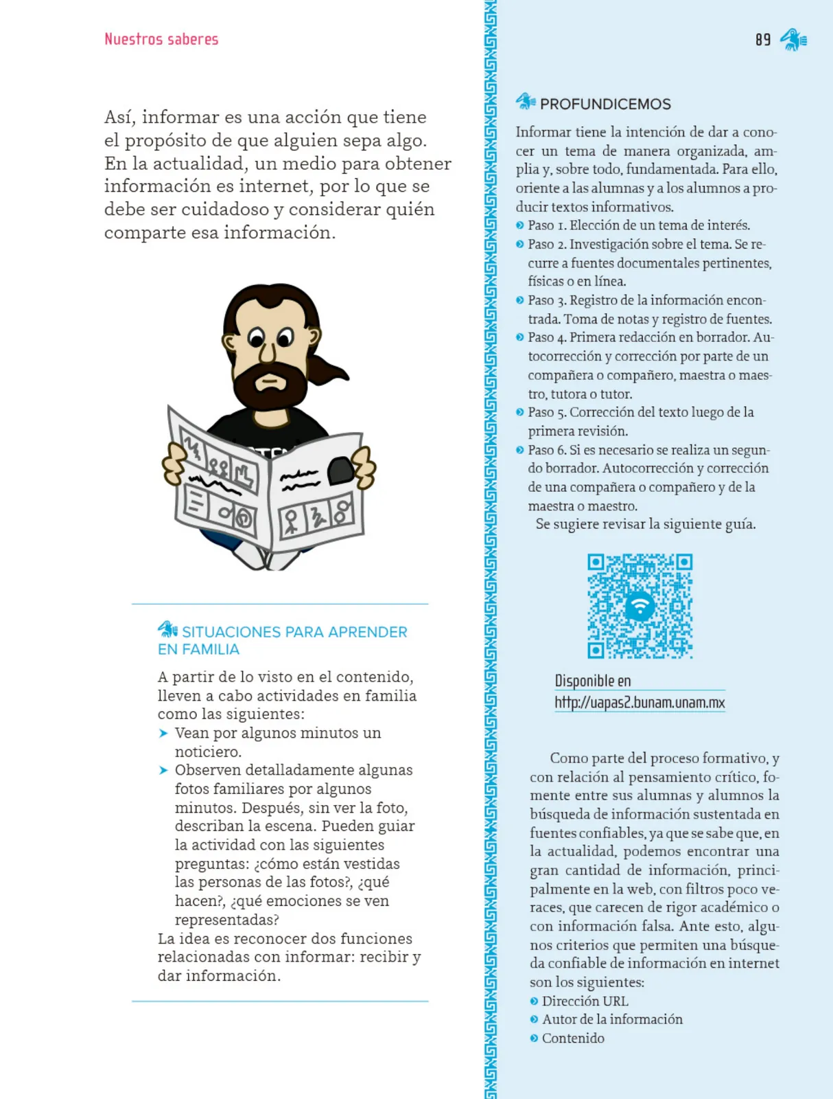 Página 90 de Nuestros saberes: Libro para alumnos, maestros y familia. Libro de Educación Primaria Grado 2° Ciclo Escolar 2025 - 2026