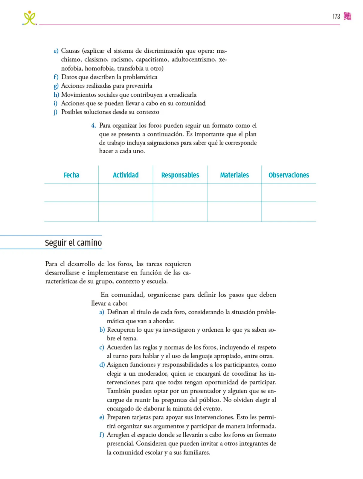 Página 174 de Colección Nanahuatzin. Nuestro libro de proyectos. Libro de Educación Secundaria Grado 3° Ciclo Escolar 2025 - 2026