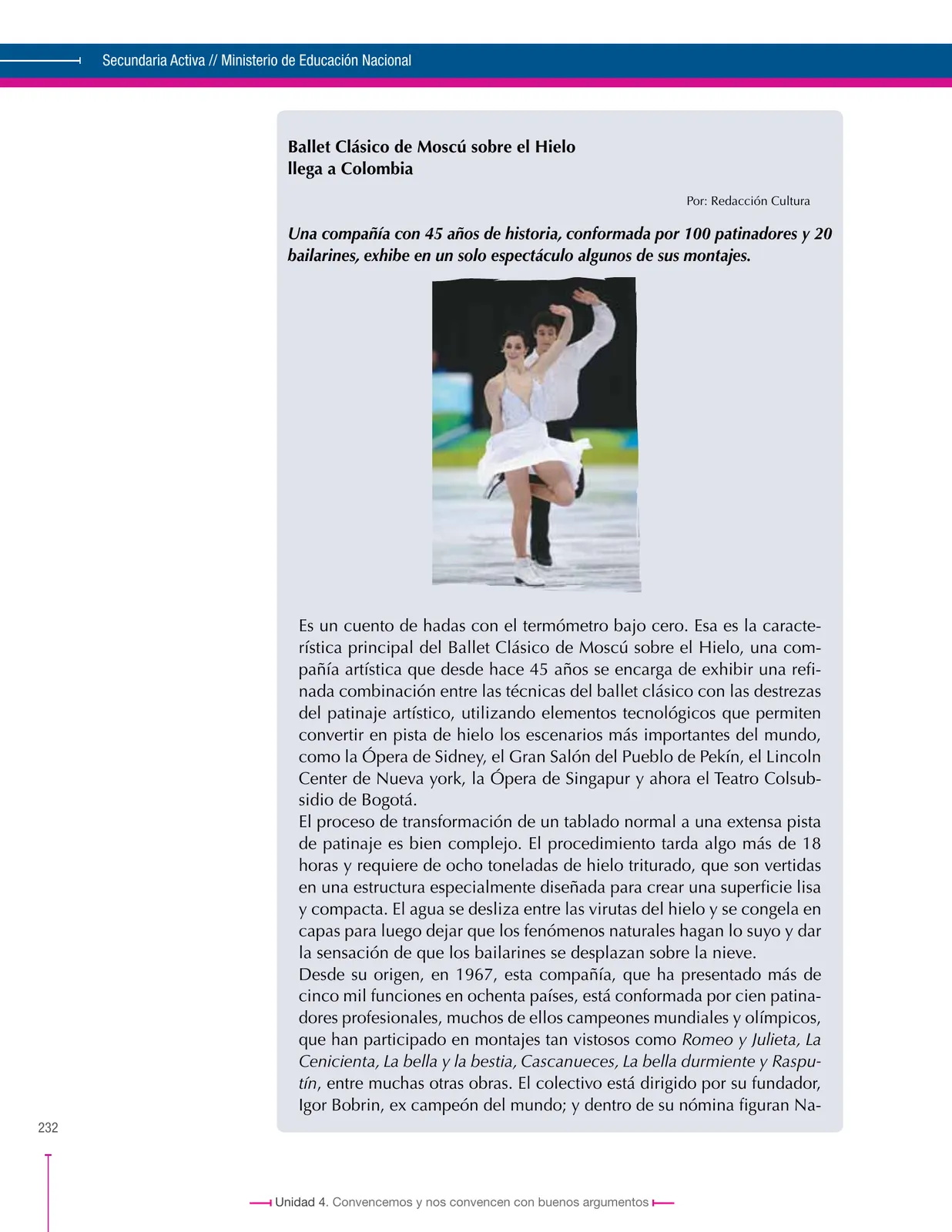 Miniatura página 232 de Lenguaje 9° · Secundaria Activa