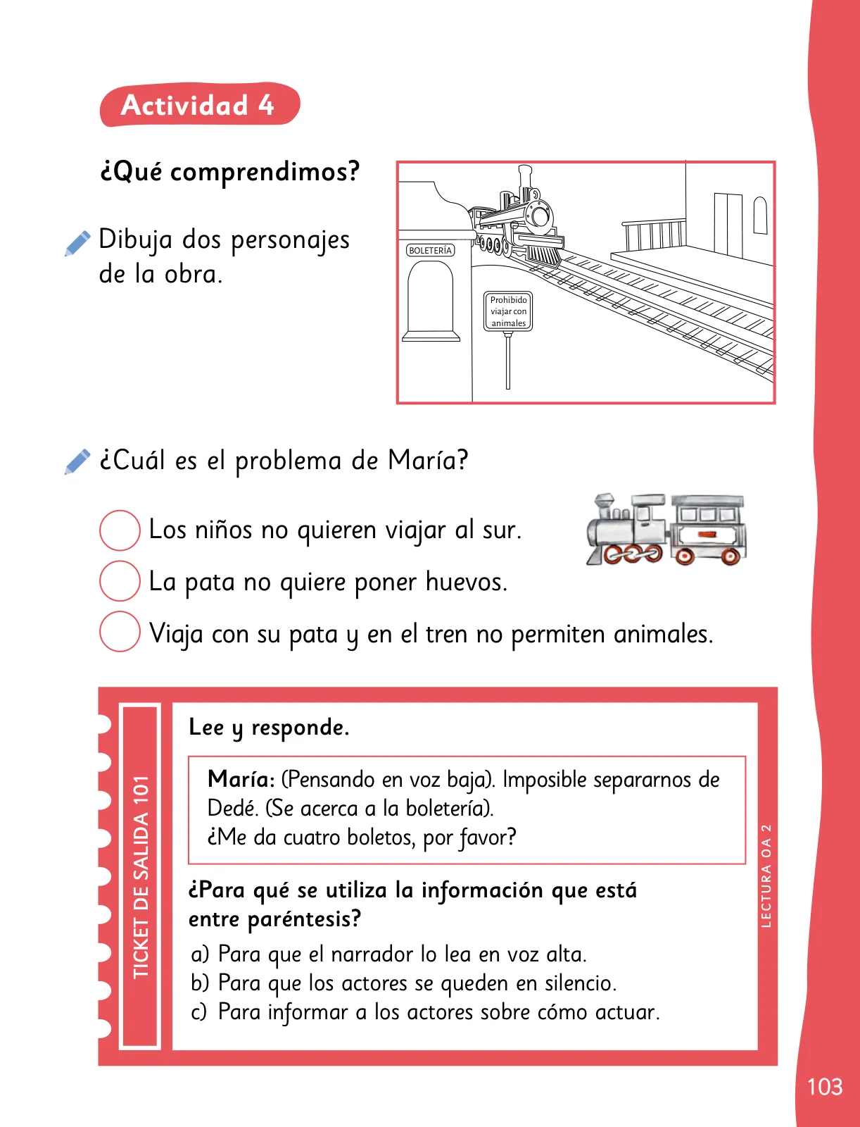 Página 105 de Lenguaje y Comunicación – Segundo Básico – Texto del Estudiante MINEDUC – Descargar PDF · 2024