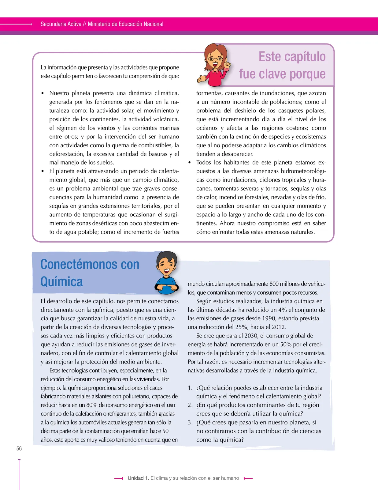 Miniatura página 56 de Ciencias Sociales 7° · Secundaria Activa