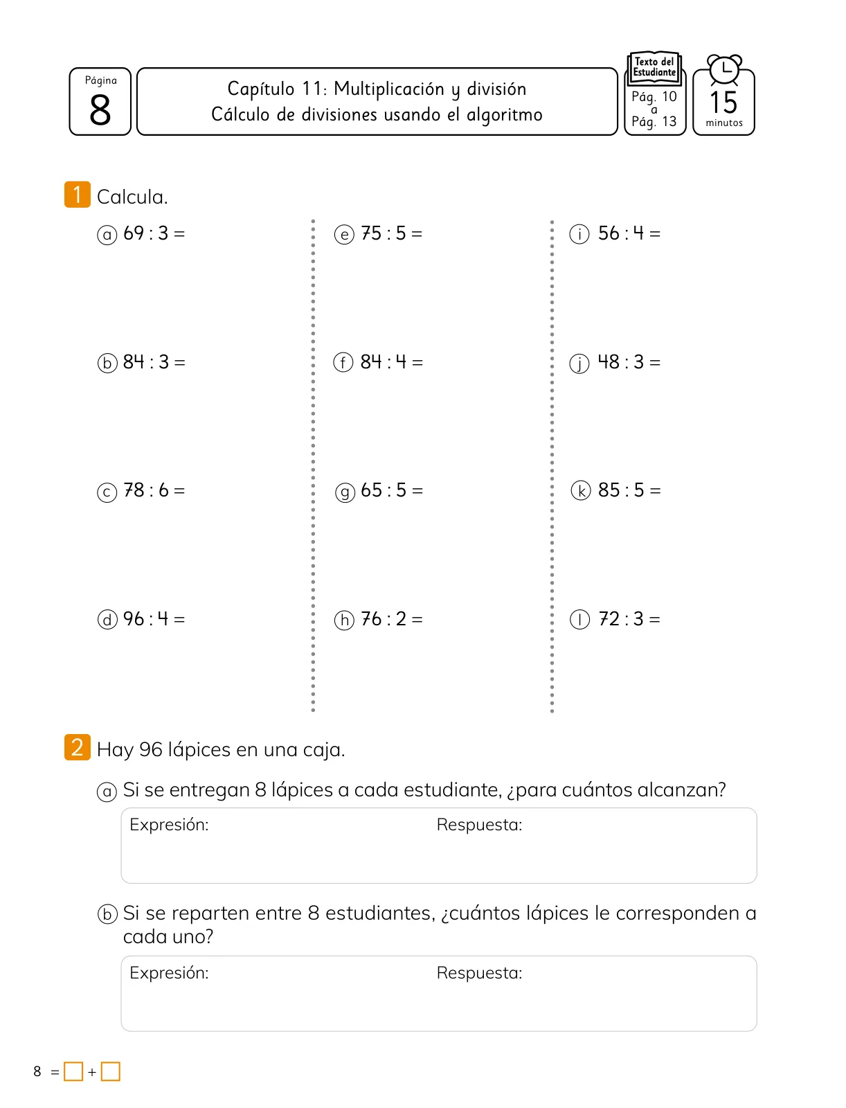 Página 10 de Sumo Primero – Cuarto Básico | Texto del Estudiante MINEDUC – Descargar PDF · 2024