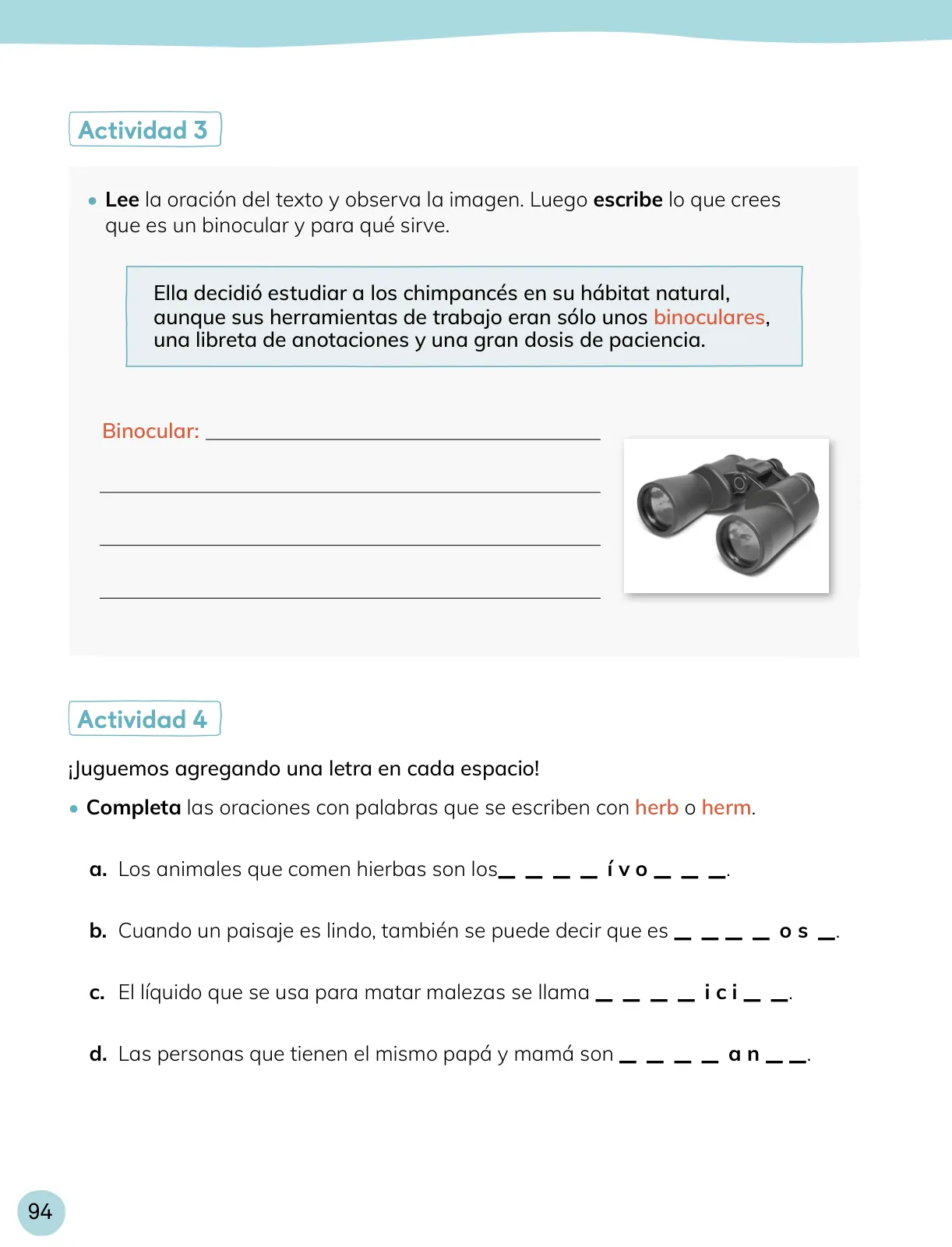 Página 95 de Lenguaje y Comunicación – Cuarto Básico | Texto del Estudiante MINEDUC – Descargar PDF · 2024