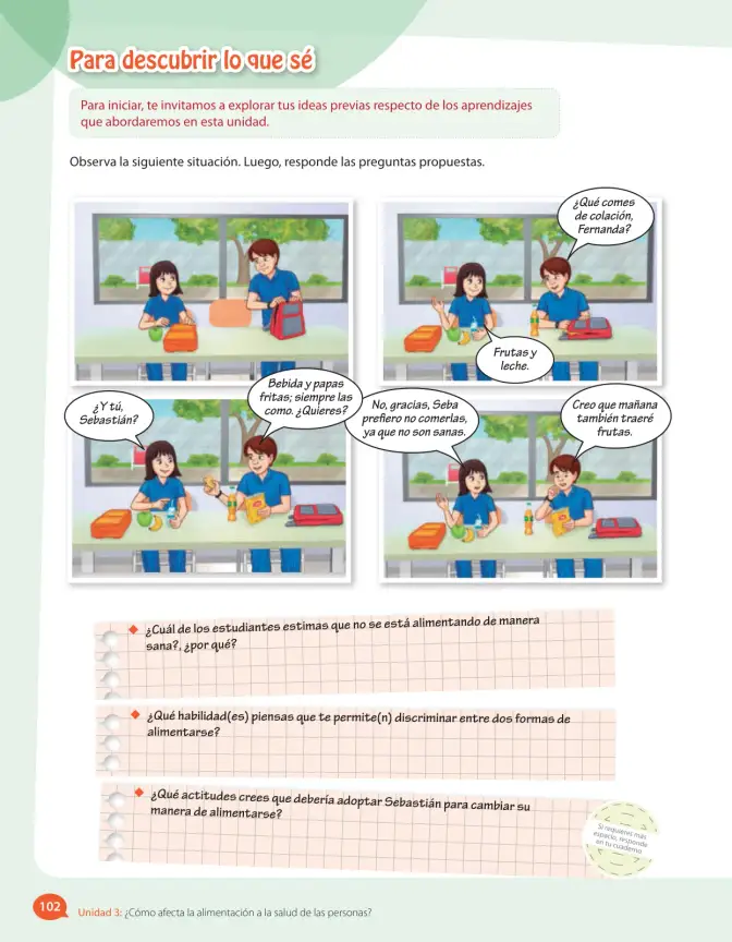 Página 56 de Libro de Ciencias Naturales – Quinto Básico | Texto del Estudiante MINEDUC – Descargar PDF · 2024