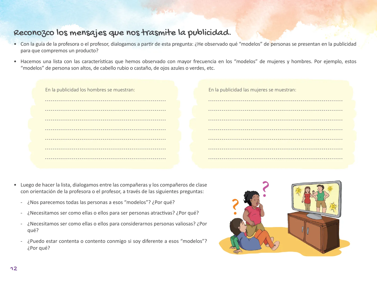 Página 14 de Cuadernillo de Tutoría Sexto Grado Educación Primaria 2019 · 2019