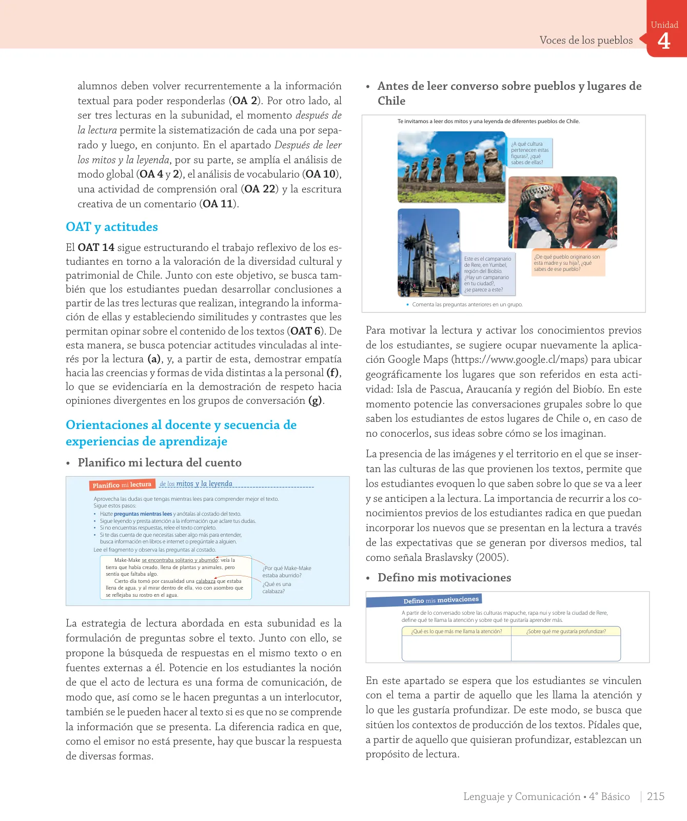 Página 41 de Lenguaje y Comunicación – Cuarto Básico | Texto del Estudiante MINEDUC – Descargar PDF · 2024