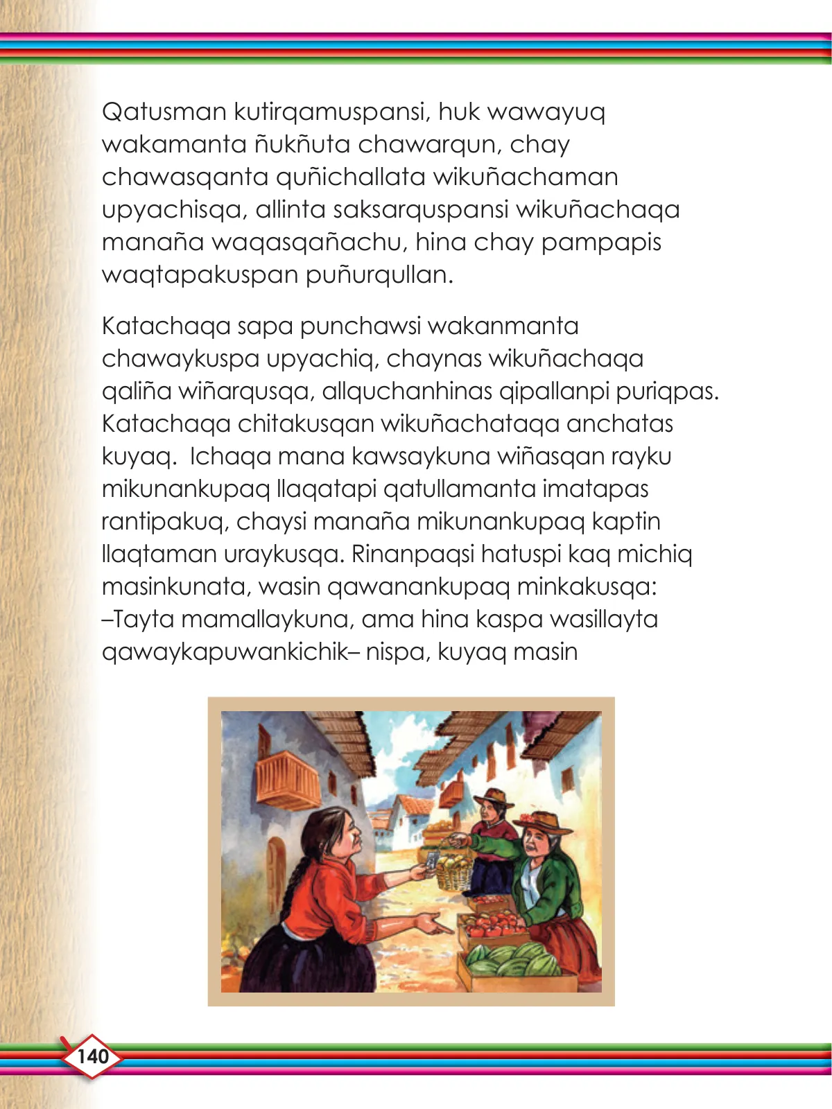 Miniatura página 142 de Willakuykuna maytu - Chanka Literatura 1 - 1° Secundaria - Quechua chanka · 2023