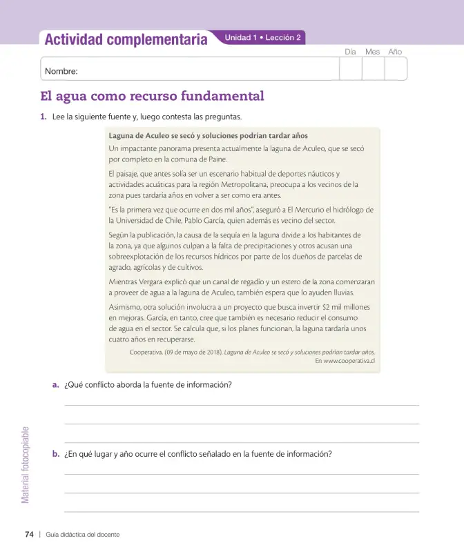 Página 75 de Historia, Geografía y Ciencias Sociales – Séptimo Básico | Texto del Estudiante MINEDUC – Descargar PDF · 2024