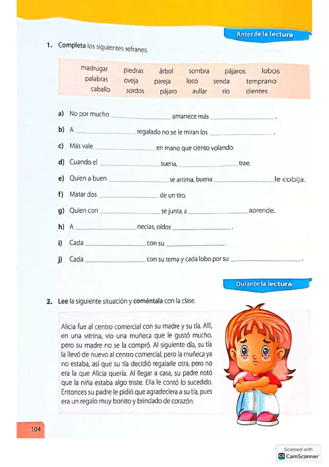 Página 104 de Lengua y Literatura 4° · 2025