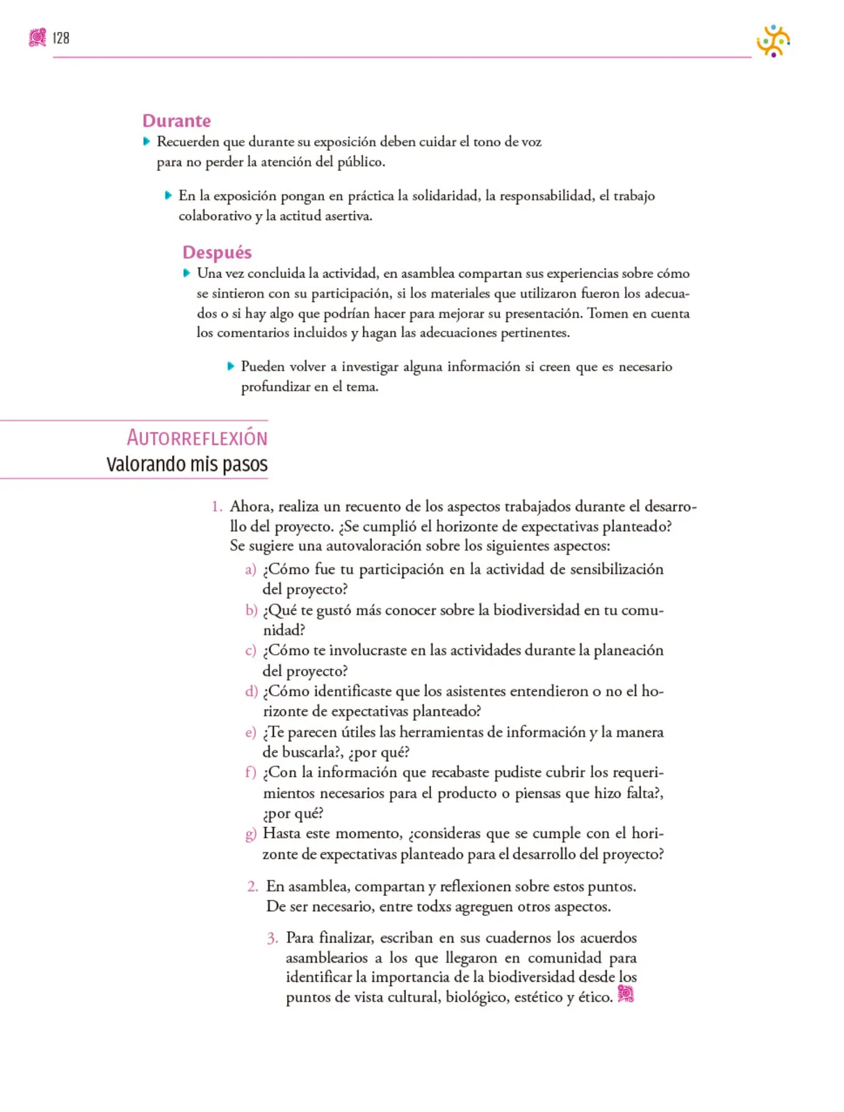 Página 129 de Colección Ximhai. Nuestro libro de proyectos.   Libro de Educación Secundaria Grado 1°  Ciclo Escolar 2025 - 2026