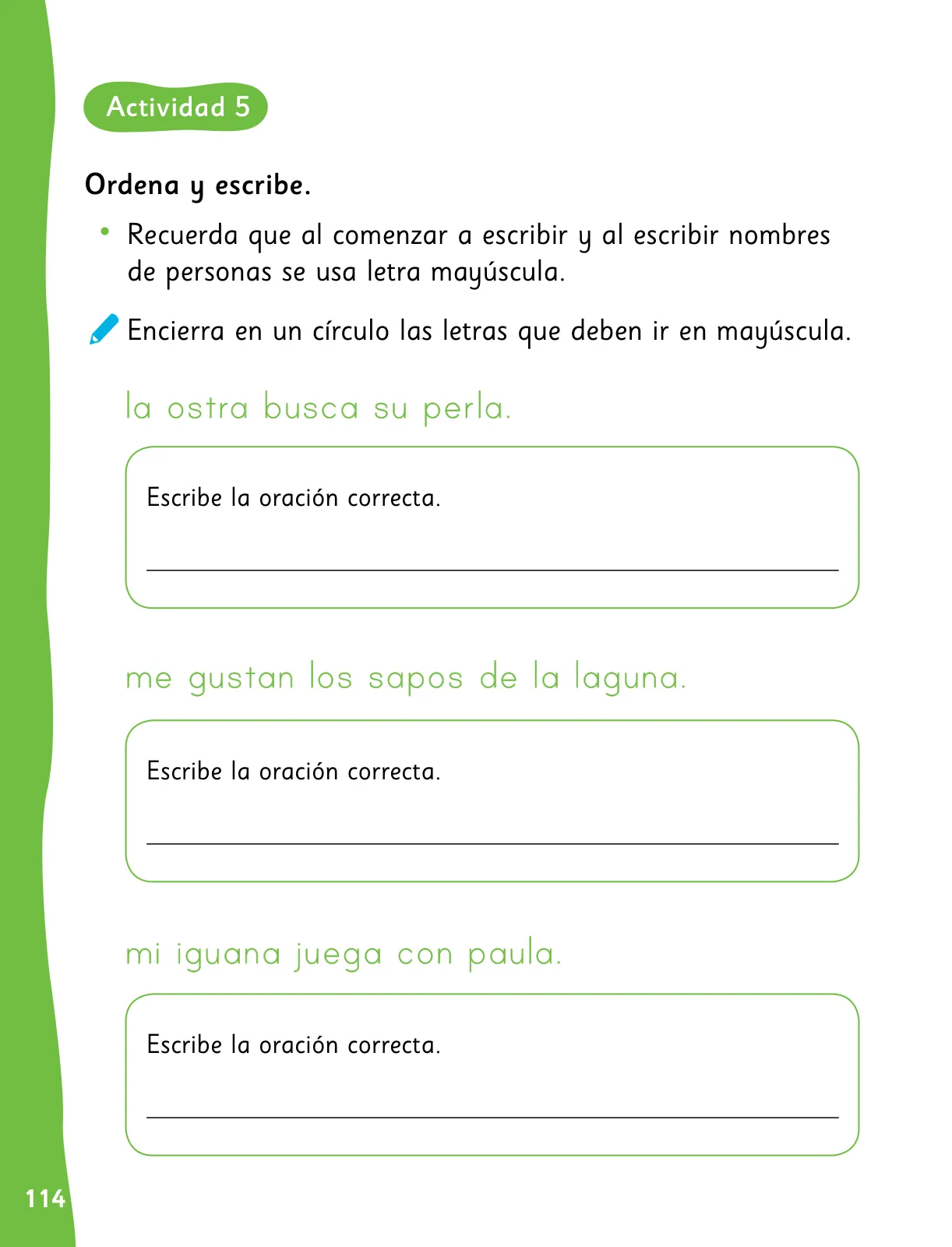 Página 117 de Lenguaje y Comunicación – Primero Básico | Texto del Estudiante MINEDUC – Descargar PDF · 2024