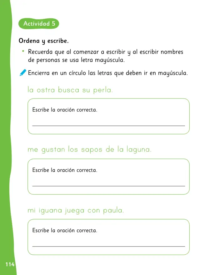 Página 117 de Lenguaje y Comunicación – Primero Básico | Texto del Estudiante MINEDUC – Descargar PDF · 2024