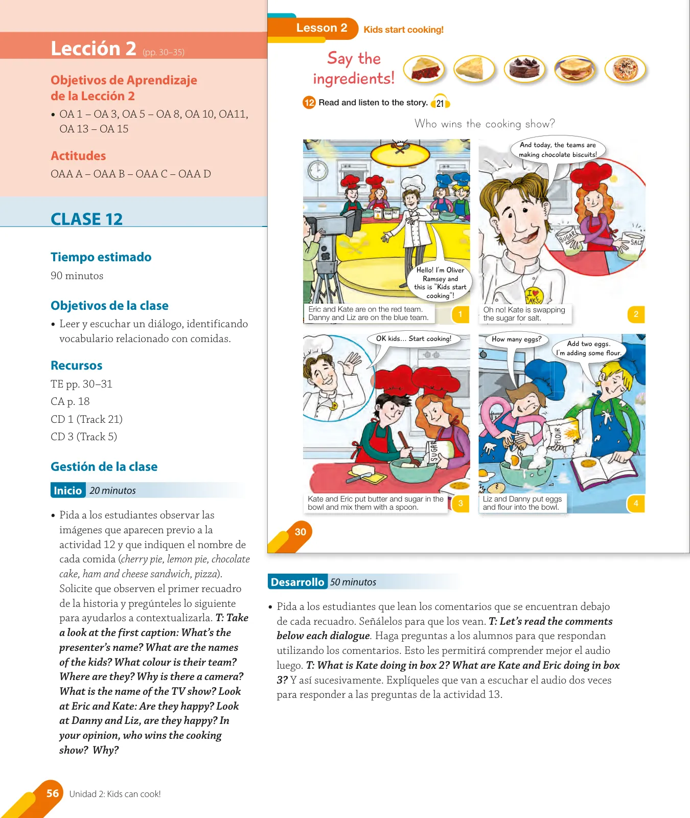 Miniatura página 58 de Inglés – Quinto Básico | Texto del Estudiante MINEDUC – Descargar PDF · 2024
