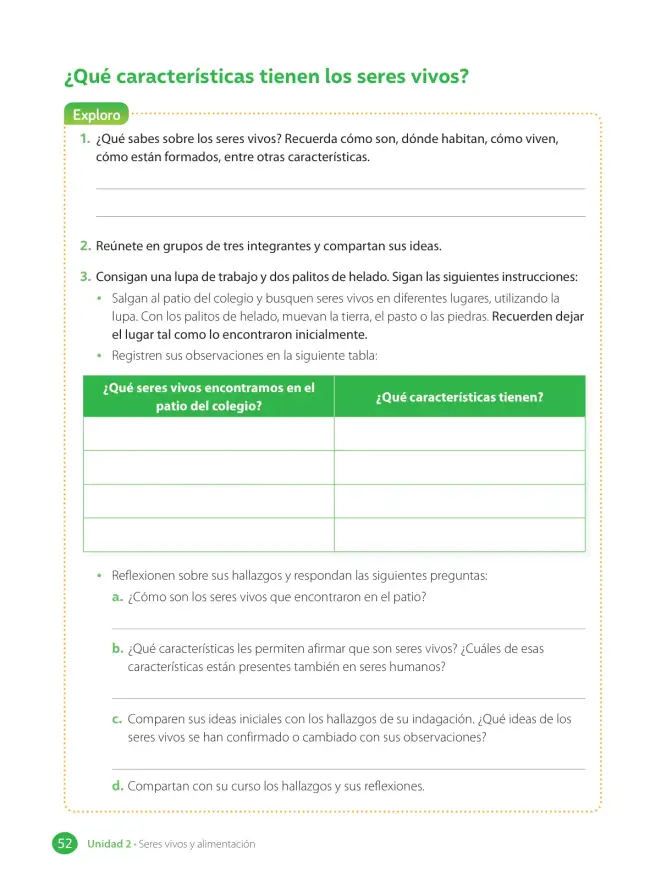 Página 54 de Libro de Ciencias Naturales – Quinto Básico | Texto del Estudiante MINEDUC – Descargar PDF · 2024