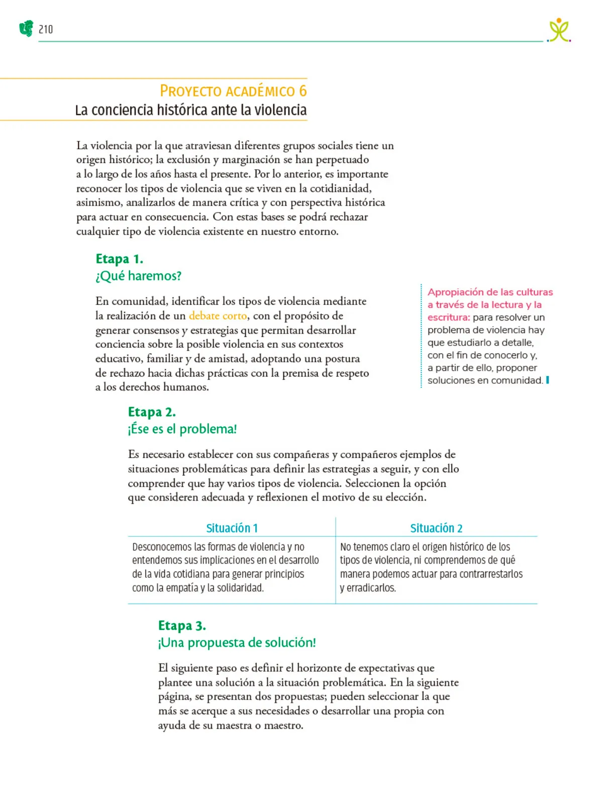 Miniatura página 211 de Colección Sk´asolil. Nuestro libro de Proyectos. Tomo I.    Libro de Educación Telesecundaria Grado 2°  Ciclo Escolar 2025 - 2026