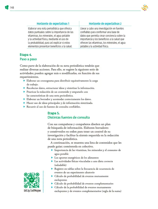Página 149 de Colección Nanahuatzin. Nuestro libro de Proyectos. Tomo II. Libro de Educación Telesecundaria Grado 3° Ciclo Escolar 2025 - 2026