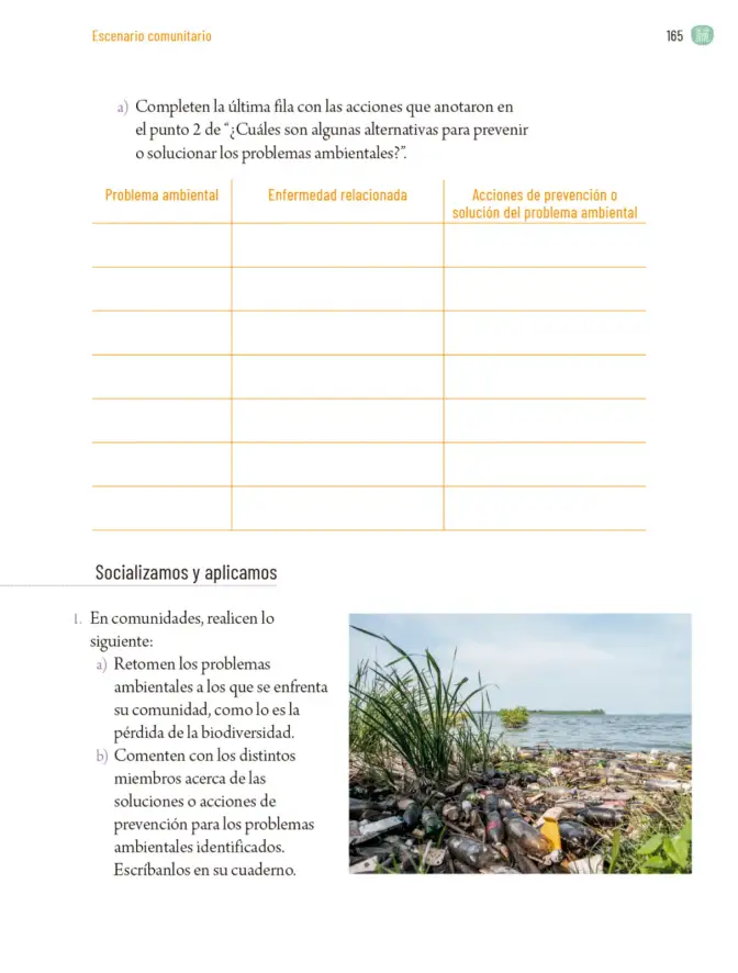 Página 168 de Proyectos Comunitarios. Libro de Educación Primaria Grado 6° Ciclo Escolar 2025 - 2026