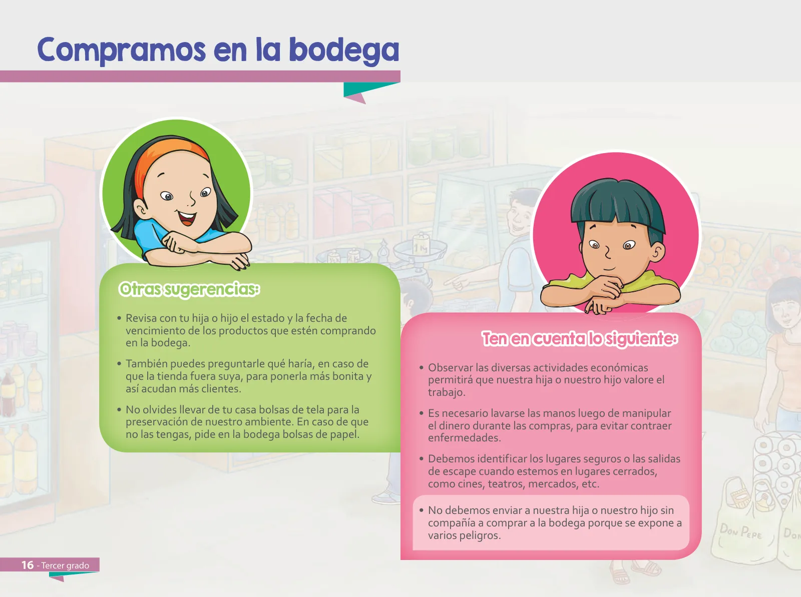 Miniatura página 18 de Aprendemos juntos en familia : guía dirigida a madres y padres. Tercer grado de Educación Primaria · 2019