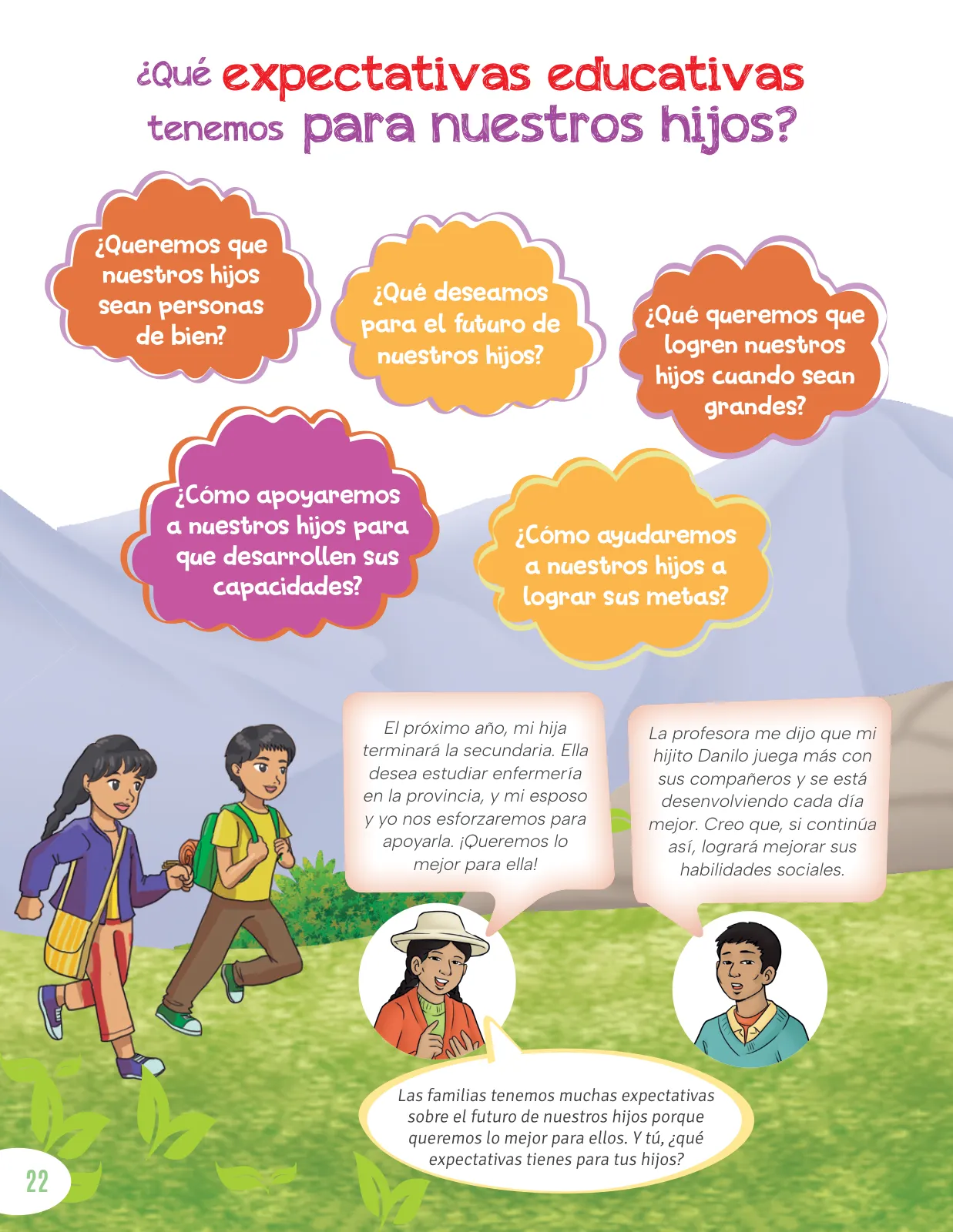 Miniatura página 24 de Cartilla de prevención y protección frente a la violencia para familias : Primaria Multigrado Monolingüe y Modelos de Servicio Educativo en el Ámbito Rural · 2024