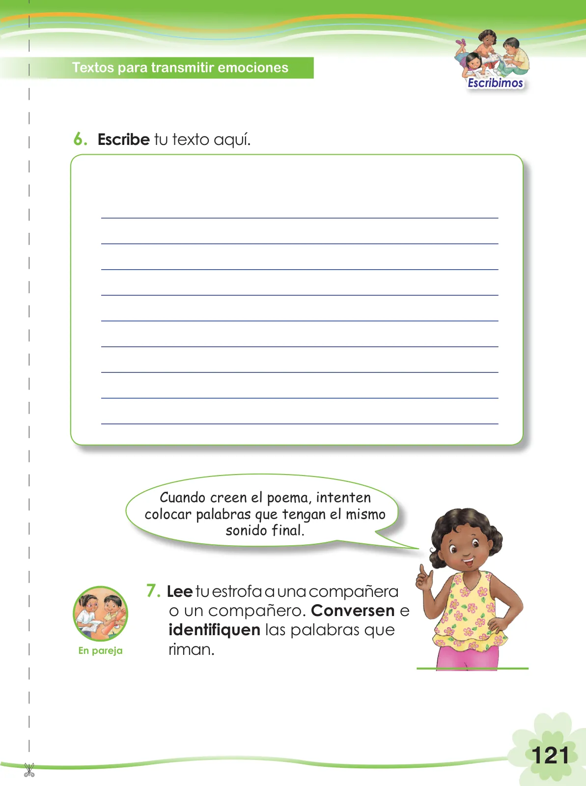 Miniatura página 123 de Comunicación 2 : cuaderno de trabajo para segundo grado de Educación Primaria 2019 · 2019