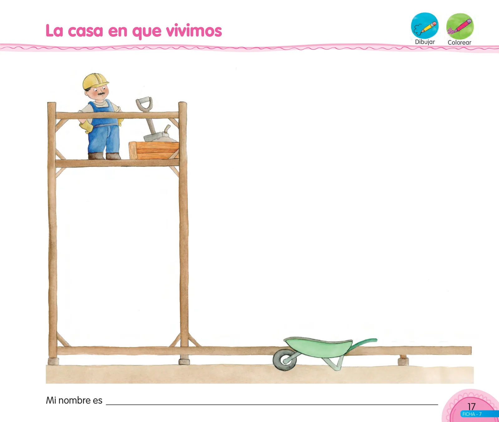 Página 19 de Aprendemos jugando : cuaderno de trabajo, 5 años · 2016