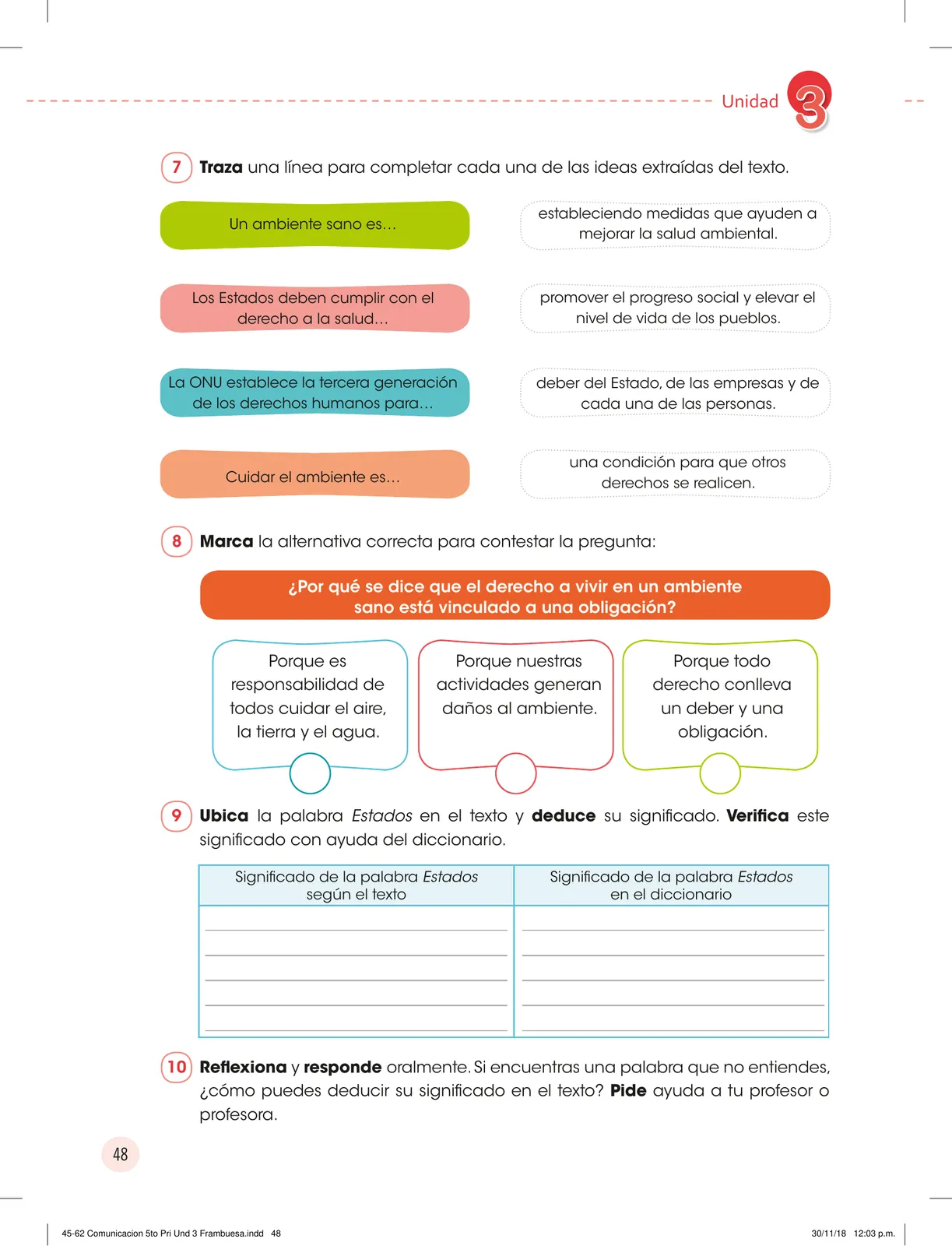 Miniatura página 50 de Comunicación : cuadernillo de trabajo 5 · 2018