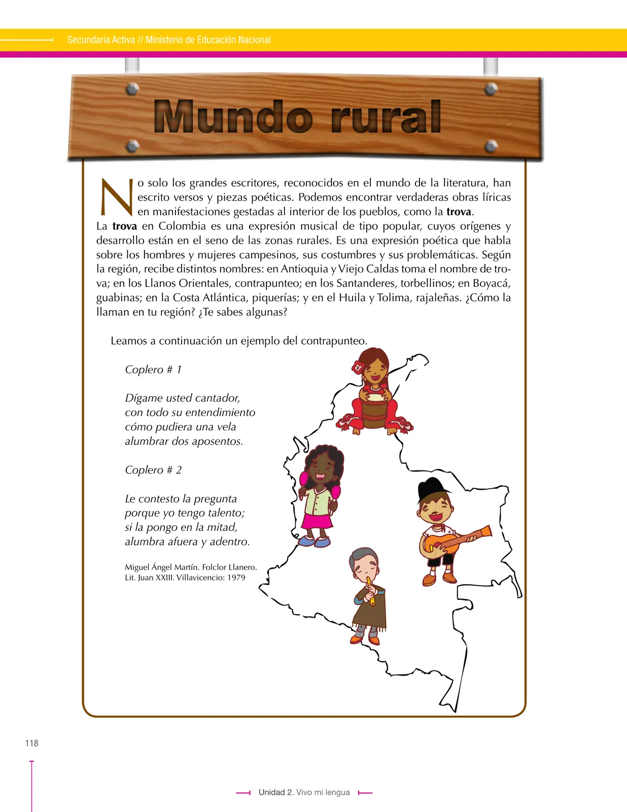 Miniatura página 118 de Lenguaje 6° · Secundaria Activa